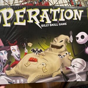 Disney nightmare before Christmas operation board game.